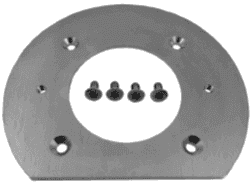 Slidplade, 10 mm. Rustfristål  AISI 316